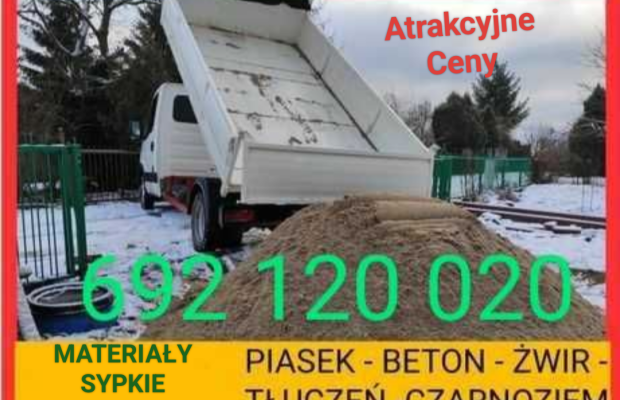 Żwir kruszywa kamień piasek Łańcut tel 692120020 - Zdjęcie 1