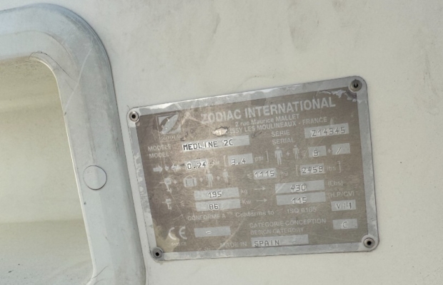 RIB Zodiac 550, Evinrude 90 + przyczepa - Zdjęcie 10