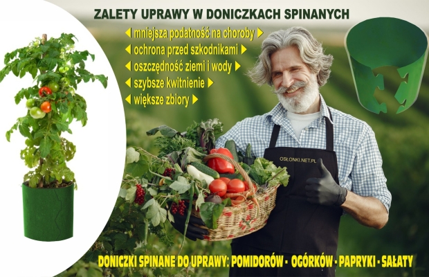 Doniczki spinane do uprawy warzyw w ogrodzie - Zdjęcie 1