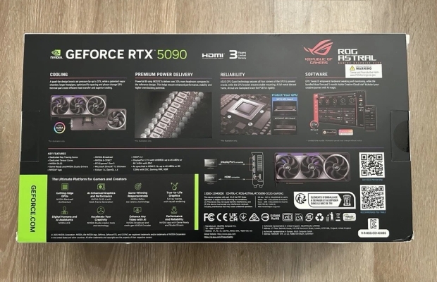 Nowa karta graficzna ASUS ROG Astral GeForce RTX 5090 z 32 GB pamięci GDDR7 - Zdjęcie 2