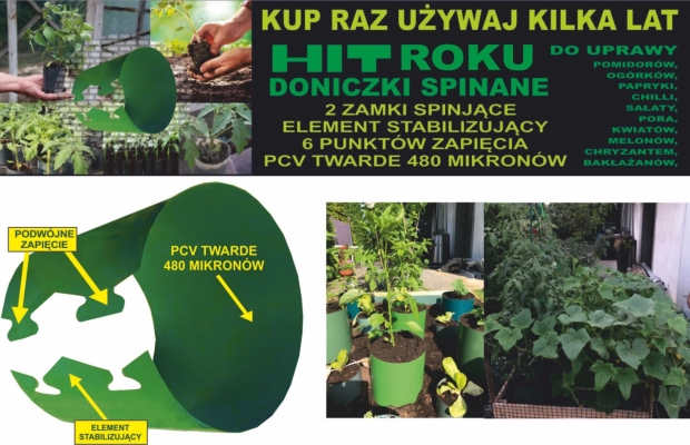 REWOLUCJA W UPRAWIE WARZYW! Doniczki Spinane - polski producent - Zdjęcie 3