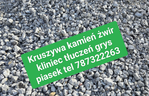 Sprzedaż żwir drenarski otoczak kliniec tłuczeń kliniec grys Zaczernie Rudna Mała tel 787322263 - Zdjęcie 1