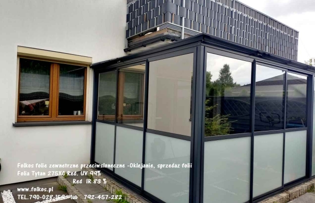 Folie z usługa oklejania szyb Radom - folie na okna, drzwi, witryny, ścianki działowe ....Folkos folie okienne - Zdjęcie 1