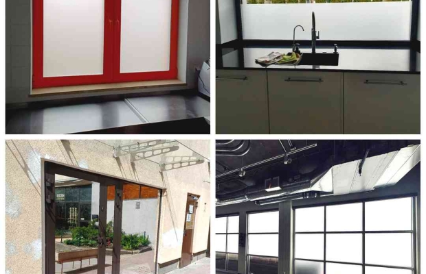 Folie na okna łazienkowe Warszawa Bartycka, Czerniakowska, Sobieskiego, Bluszczańska, Marszałkowska-Oklejanie szyb - Zdjęcie 10