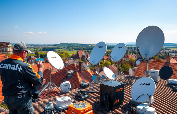 Kąty Wrocławskie Sobótka anteny sat/tv monter tel 793734003 - Zdjęcie 1