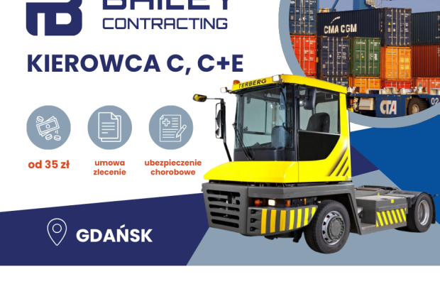 Kierowca Ciągnika w Porcie Gdańsk kat. C, C+E - Zdjęcie 1