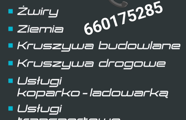 Piasek kruszywa Rzeszów tel 660175285 - Zdjęcie 1