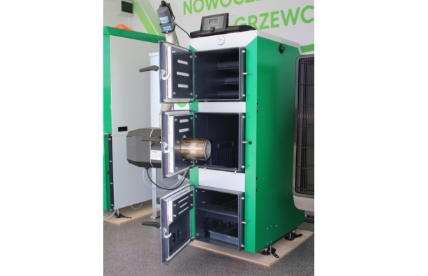 Kocioł na drewno i pellet - DrewKo Hybrid 18kW - Zdjęcie 1