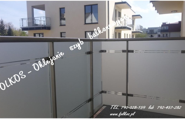 Oklejamy balkony Warszawa Żoliborz- folie na BALKON - Zdjęcie 4