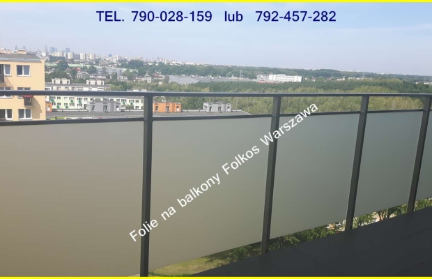 Oklejamy balkony Warszawa Żoliborz- folie na BALKON - Zdjęcie 3