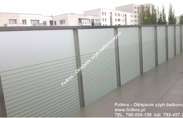 Folie na balkon -Okleiny balkonowe Warszawa Wilanów-Oklejamy - Zdjęcie 5