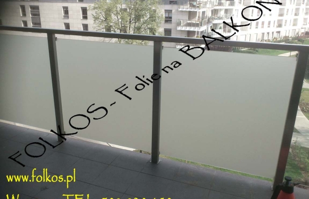 Oklejamy balkony Warszawa Żoliborz- folie na BALKON - Zdjęcie 7