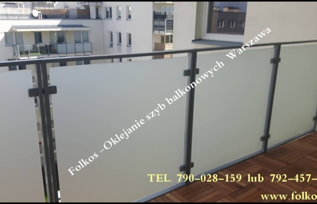 Folie na balkon -Okleiny balkonowe Warszawa Wilanów-Oklejamy - Zdjęcie 2