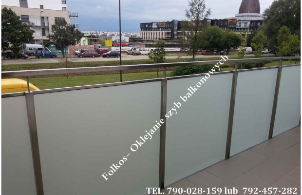 Folie na balkon -Okleiny balkonowe Warszawa Wilanów-Oklejamy - Zdjęcie 1