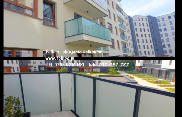 Folie na balkon -Okleiny balkonowe Warszawa Wilanów-Oklejamy - Zdjęcie 7