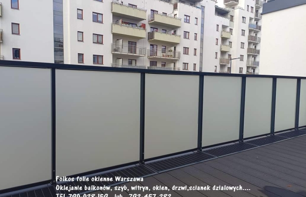 Folie na balkony Warszawa Wola- Odolany-Oklejamy balkony - Zdjęcie 1