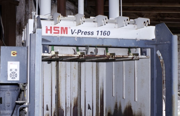 Prasa belownica kompaktor HSM V-Press 1160 max + Bandstation - Zdjęcie 1