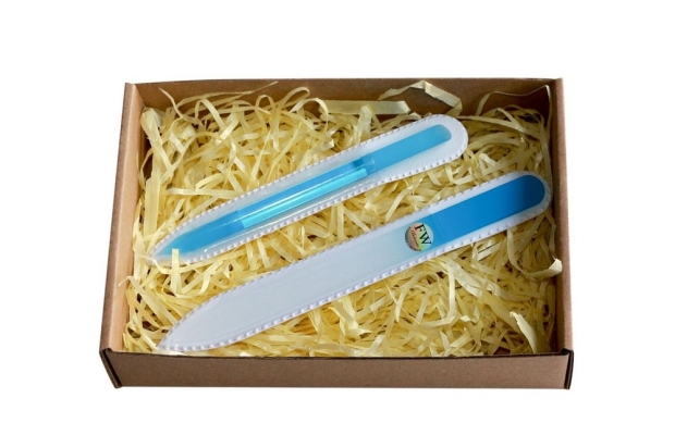 Fulgent World Zestaw Szklanych Narzędzi do Paznokci – Pilnik - Zdjęcie 2