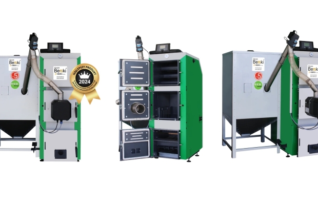 DrewKo Hybrid 24kW – nowoczesny kocioł dwupaliwowy drewno + pellet - Zdjęcie 1