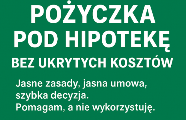 POZYCZKI DLA FIRM  POD ZABEZPIECZENIE INWESTYCYJNE ODDLUZENIOWE - Zdjęcie 1