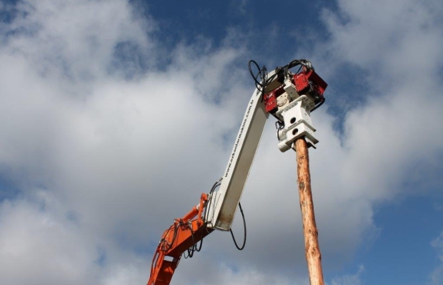 Używany zacisk do pali pełnych ACN 40 - Zdjęcie 3