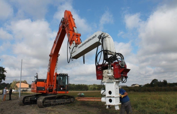 Używany zacisk do pali pełnych ACN 40 - Zdjęcie 2