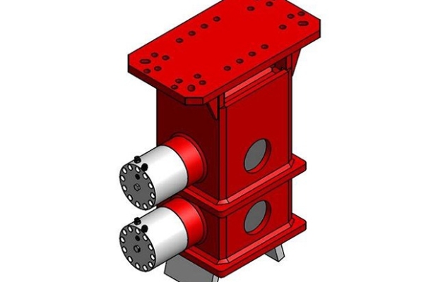 Używany zacisk do pali pełnych ACN 40 - Zdjęcie 1