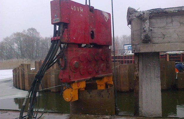 Używany zacisk do pali otwartych PVE 2 x 100T - Zdjęcie 2