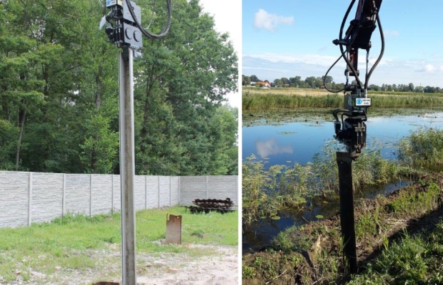 Używany Wibromłot ESF 1 na koparkę - Zdjęcie 3