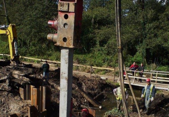 Używany zacisk do pali pełnych PVE 120T40 - Zdjęcie 3