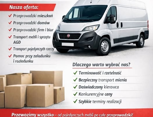 Przeprowadzki Usługi Transportowe - Zdjęcie 1