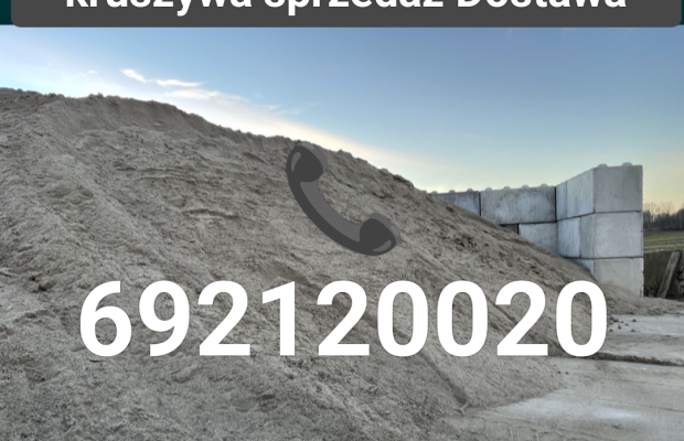 Piasek budowlany płukany kopany Rzeszów tel 692120020 - Zdjęcie 1