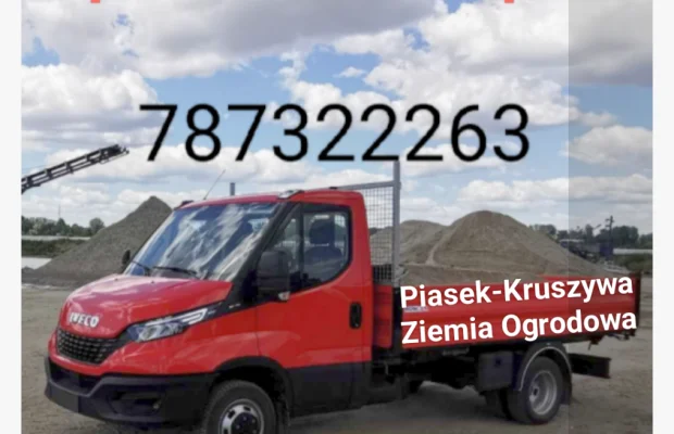 Piasek płukany kopany kruszywa tel 787322263 Rzeszów - Zdjęcie 1