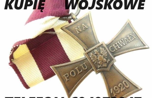 KUPIĘ WOJSKOWE MEDALE,ODZNAKI,ODZNACZENIA,MILITARIA - Zdjęcie 1
