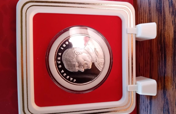 Medal pamiątkowy, Jan Paweł II, Jasna Góra 1991 - Zdjęcie 3