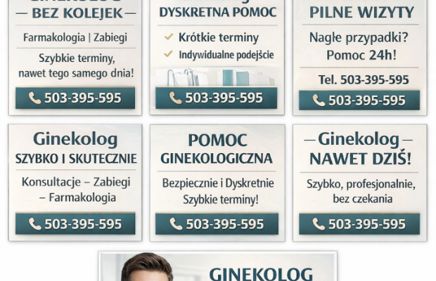 Ginekolog szybka pomoc 24h dyskretnie - Zdjęcie 1