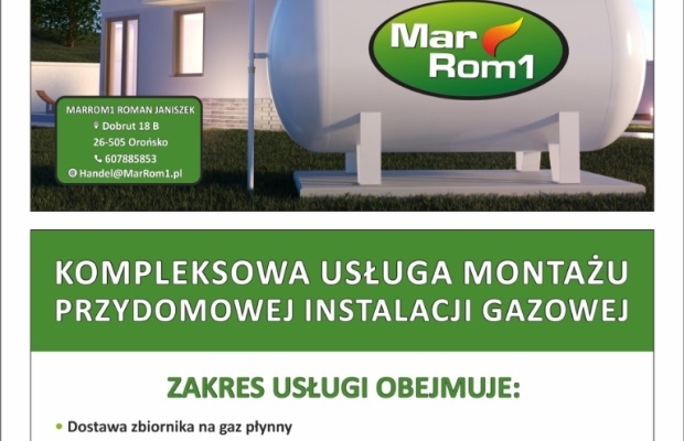 Montaż przydomowych zbiorników gazowych LPG - Zdjęcie 1