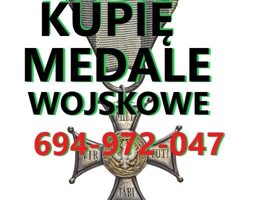 KUPIĘ WOJSKOWE MEDALE,ODZNAKI,ODZNACZENIA,MILITARIA - Zdjęcie 1