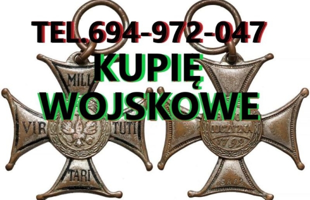 KUPIĘ WOJSKOWE MEDALE,ODZNAKI,ODZNACZENIA,MILITARIA - Zdjęcie 1