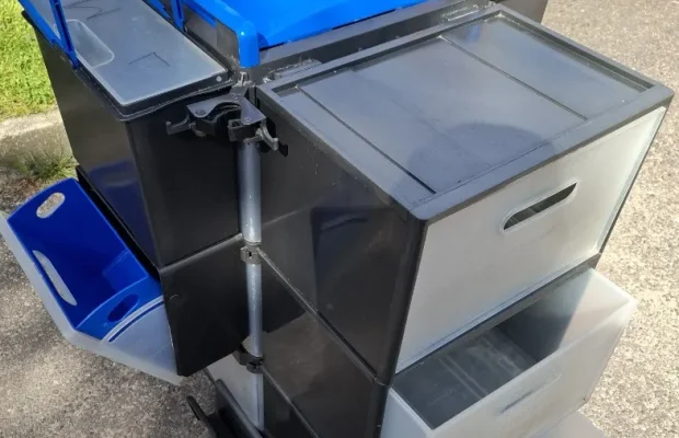 Polecam Uniwersalny Wózek Narzędziowy Lub Ekipy Sprzątającej - Zdjęcie 6