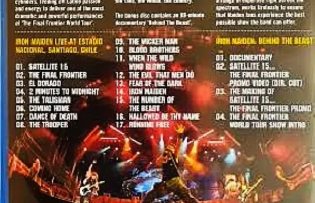 Blu.Ray. Nowy Polecam Koncert Blu Ray Zespołu IRON MAIDEN - Zdjęcie 2