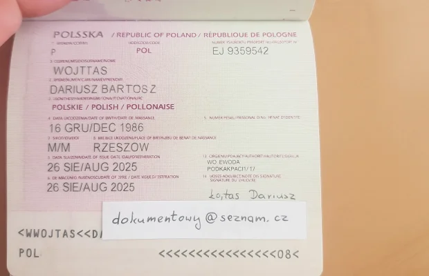 Kup Paszport Nierejestrowany Lub Rejestrowany - Zdjęcie 2