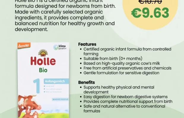 Holle Bio 1 Mleko Początkowe 400 g - Zdjęcie 1