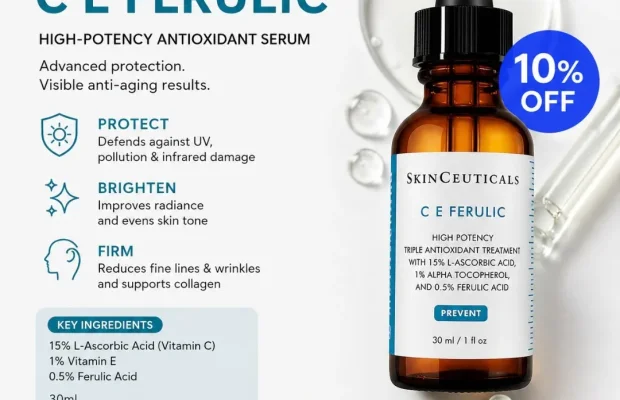 SkinCeuticals C E Ferulic 30 ml – Serum antyoksydacyjne z wi - Zdjęcie 1