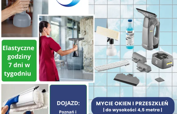 Poznań i powiat - Mycie okien i przeszkleń | Witryn | - Zdjęcie 7