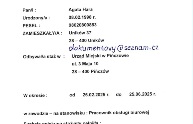 Wypis Szpitalny, Karta Informacyjna, Upoważnienia, Pozwoleni - Zdjęcie 1