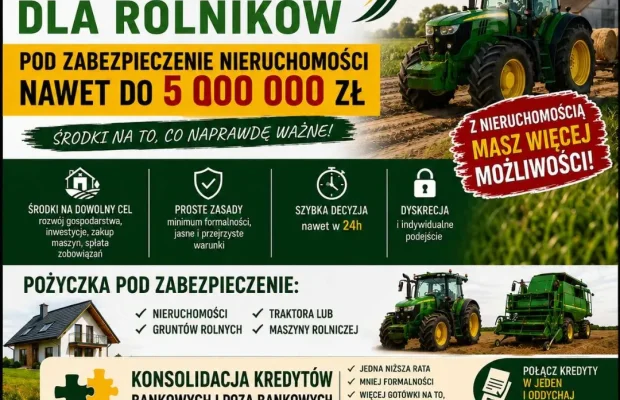 Kredyty dla firm i rolników - Zdjęcie 1