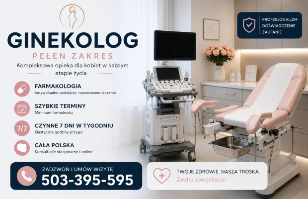 Ginekolog szybkie terminy 24h Farmakologicznie 24h - Zdjęcie 1