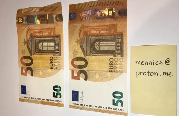 Fake Nominał 50 EUR Idealny Do Płacenia Dla Podróżujących - Zdjęcie 2