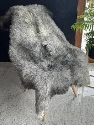 Puszysta skóra owcza Heidschnucke - Zdjęcie 5